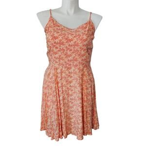 Old Navy Ethereal Whimsical Fairy Orange Star Dust Mini Dress XL